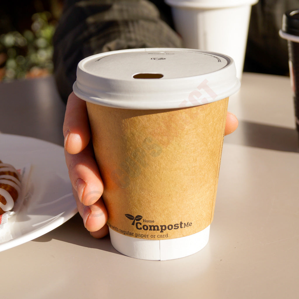 AQ Lined Recyclable – Kraft Double Wall Coffee Cup Range