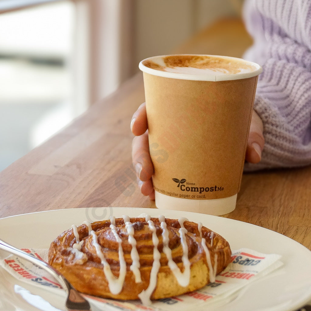 AQ Lined Recyclable – Kraft Double Wall Coffee Cup Range
