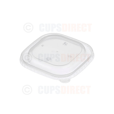 Kraft Square Paper Bowl - Lid Range