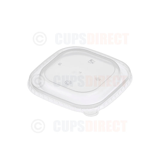 Kraft Square Paper Bowl - Lid Range