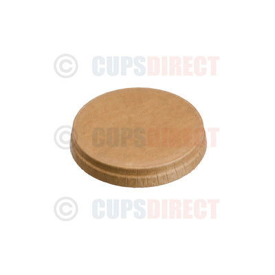 Kraft Paper Portion Pots - Lid Range