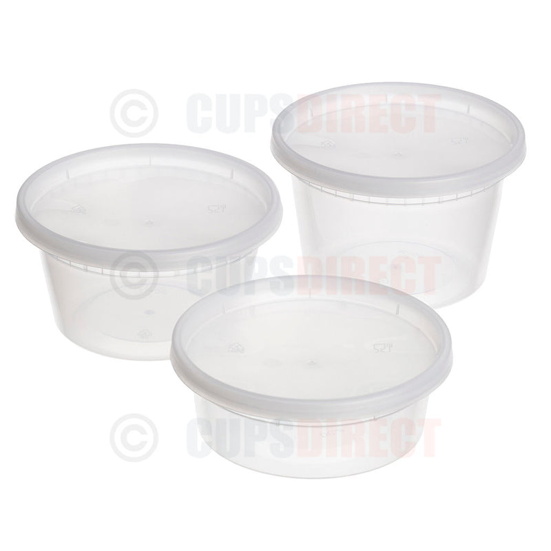 Load image into Gallery viewer, Round Microwavable Plastic Deli and Lid Range
