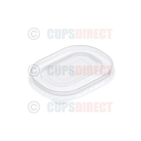 PP Lid for Kraft Mini Rectangular Bowls