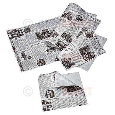 Newsprint Greaseproof Bags and Sheet Range
