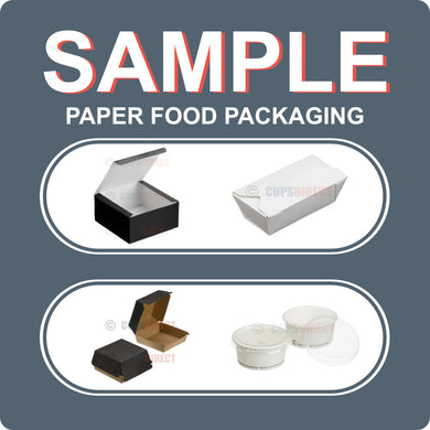 Paper Food Packaging Samples