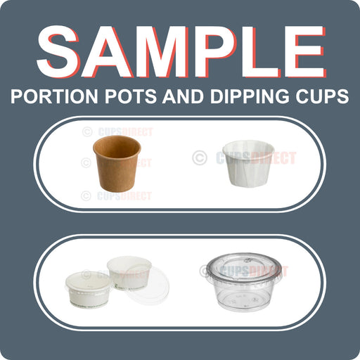 Portion Pot and Dipping Cup Samples