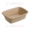 Pulp Rectangular Container Bases 1400ml Tray (CD9103)