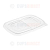Lids for Rectangular Container Range 2 Compartment - PP Lid (CD9108)
