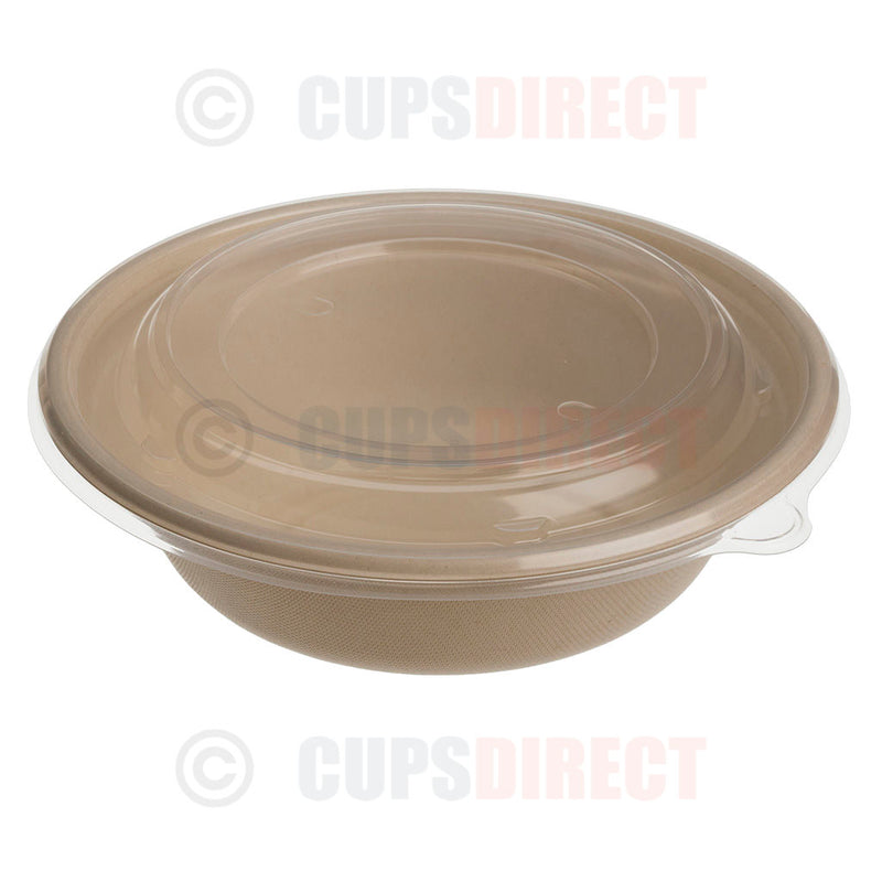 Load image into Gallery viewer, 900ml Round Bowl Pulp Base with PP lid
