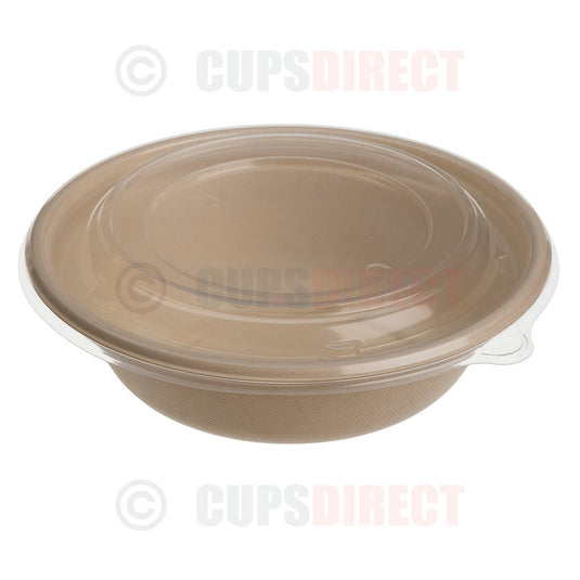 900ml Round Bowl Pulp Base with PP lid
