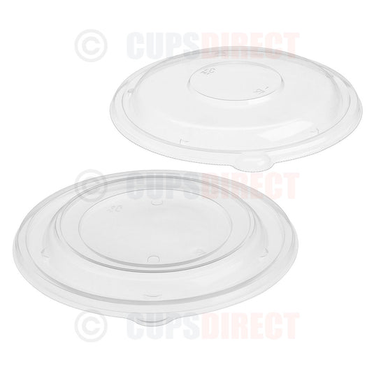 rPET and PP Food Bowl Lids for Pulp Round Bowls