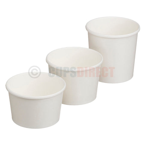 White HD Soup and Food Containers