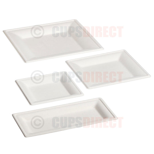 Bagasse Square Plate Range