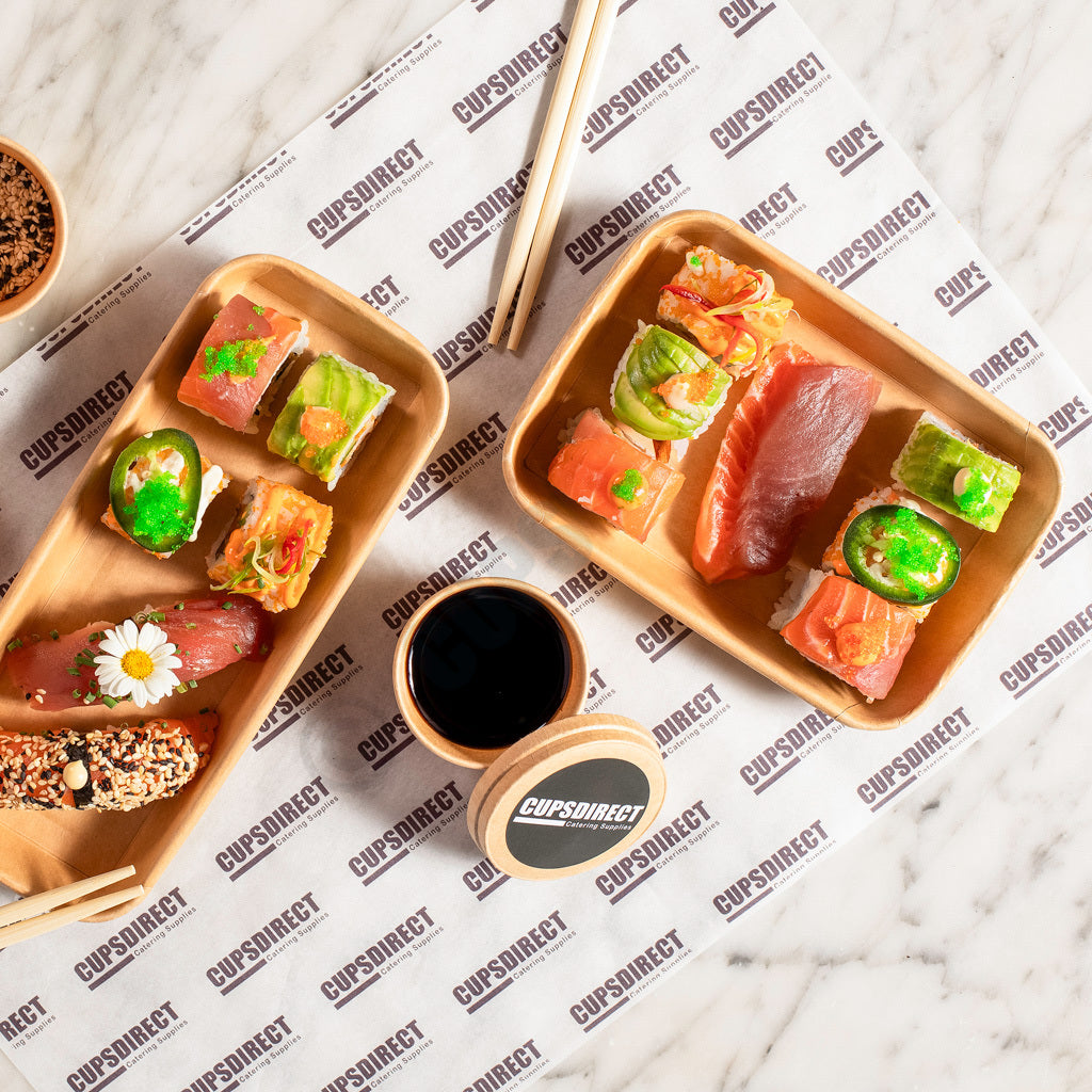 Kraft Paper Sushi Tray Range