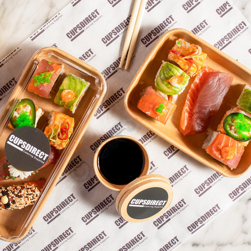 Kraft Paper Sushi Tray Range
