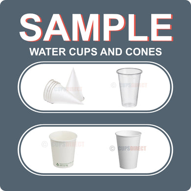 Water Cup and Cone Samples