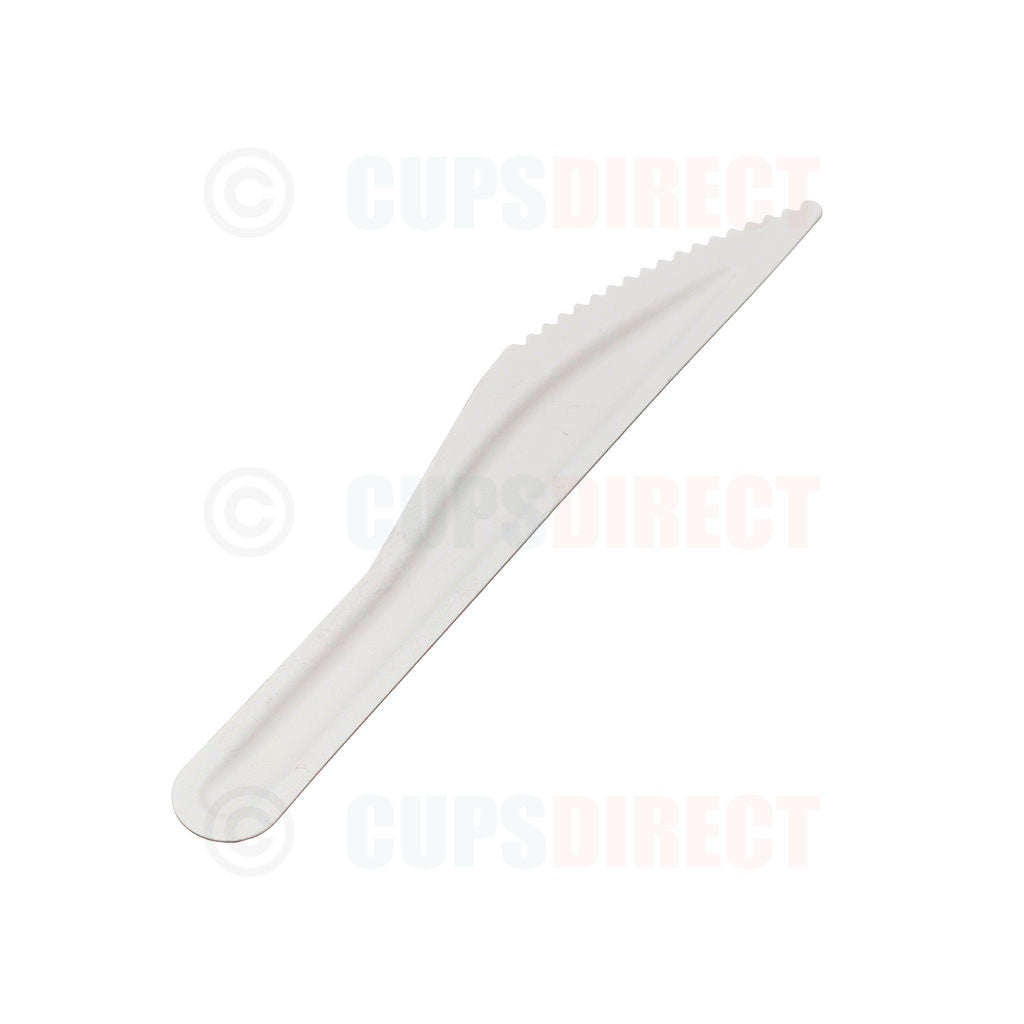 White Paper Cutlery Range - Paper Knife | Paper Forks | Paper Spoons ...