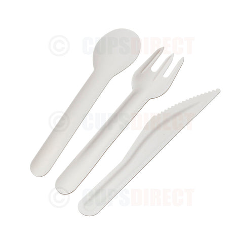 Paper Cutlery Range - Knife, Forks and Spoons