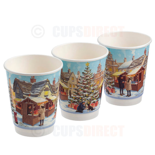 Festive Double Wall - Winter Village Range