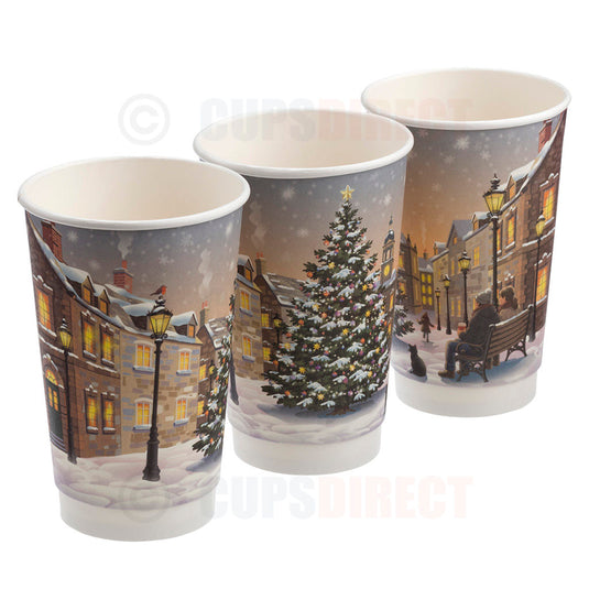 Festive Double Wall - Winter Village Range