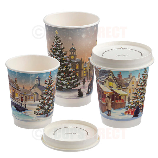 Festive Double Wall - Winter Village Range