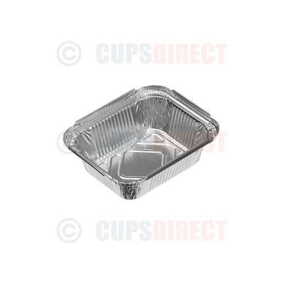 Size No.2 aluminium foil tray for standard takeaway meals