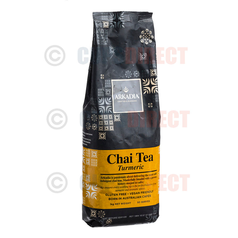 Load image into Gallery viewer, Arkadia 1kg chai turmeric powder blend for hot beverages
