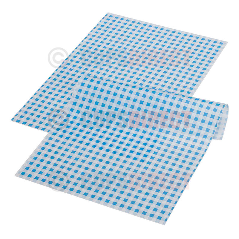 Load image into Gallery viewer, Large Gingham Greaseproof Paper Sheets

