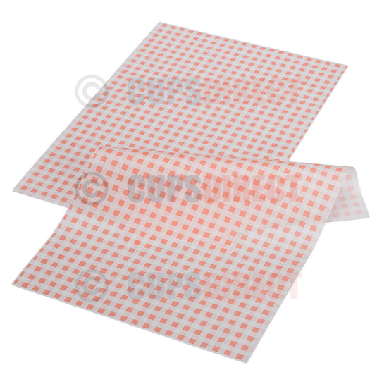 Large Gingham Greaseproof Paper Sheets