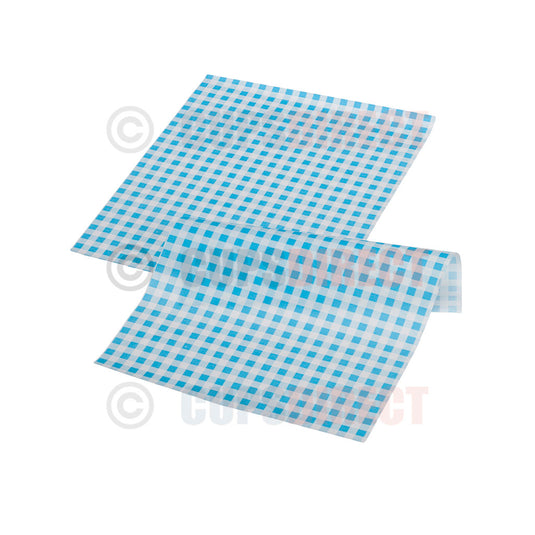 Medium Gingham Greaseproof Paper Sheets