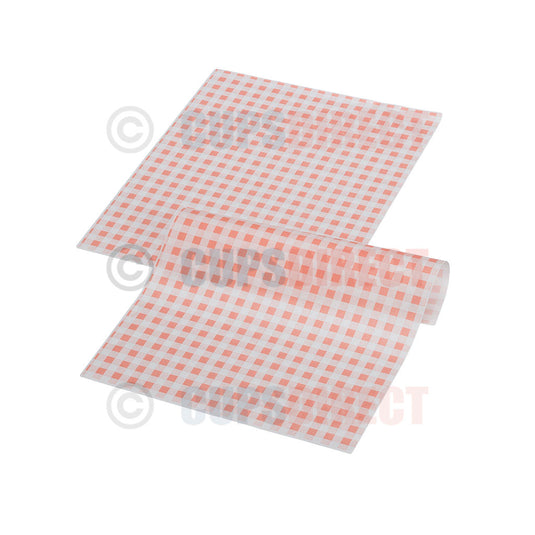 Medium Gingham Greaseproof Paper Sheets