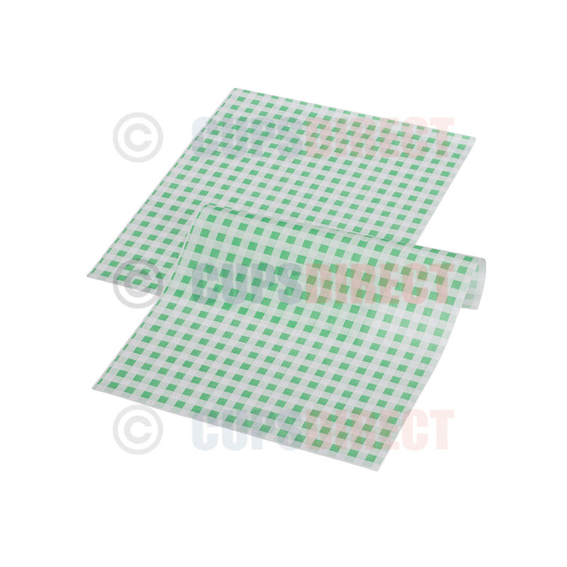 Load image into Gallery viewer, Medium Gingham Greaseproof Paper Sheets
