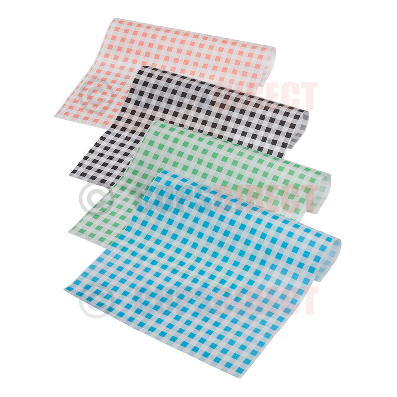 Load image into Gallery viewer, Medium Gingham Greaseproof Paper Sheets

