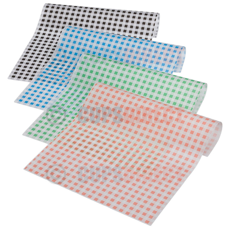 Load image into Gallery viewer, Large Gingham Greaseproof Paper Sheets
