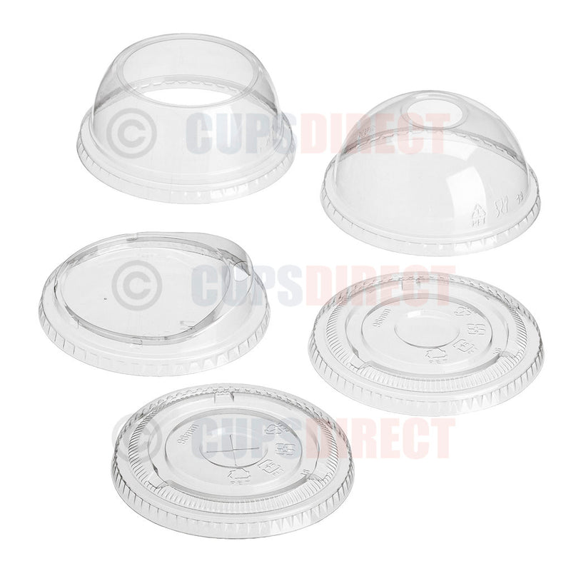 Load image into Gallery viewer, Clear diamond smoothie cup lids for milkshake cups range
