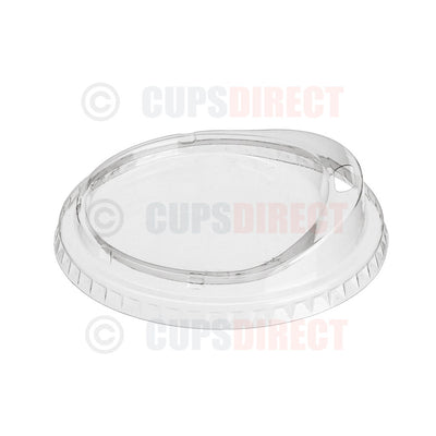 Clear flat plastic diamond smoothie cup lid for milkshake cups for secure sipping