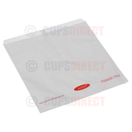 12 x 12 greaseproof paper bag ideal for large meals and sharing portions