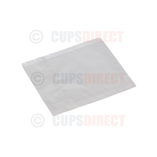 6 x 5 inch greaseproof paper snack bag for food service and takeaway