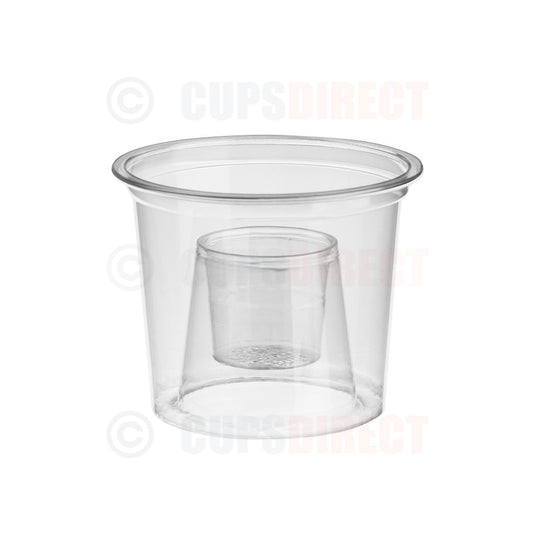 Jager Bomb rPET shot glass suitable for bomb-style drinks and events