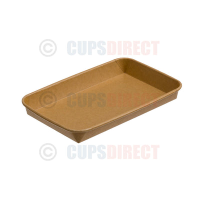 Kraft Paper Sushi Tray No. 7 – Without Lid