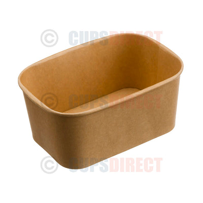 1000ml kraft rectangular bento box