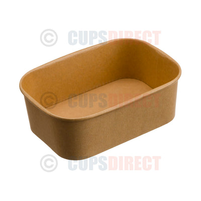 700ml kraft rectangular bento box