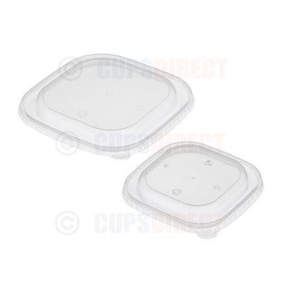 Kraft square paper bowl lid range, suitable for square kraft bowls