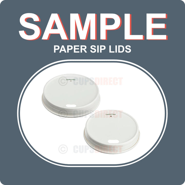 8oz & 12–16oz Bio Recyclable Hot Cup Lids Sample Pack