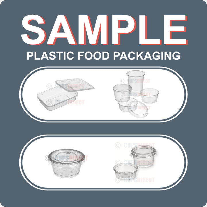 Plastic Food Packaging Samples | Container Set