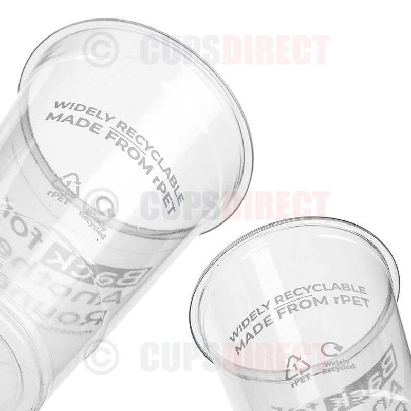 Load image into Gallery viewer, rPET Pint &amp; Half-Pint Beer Cups – 30% Recycled Content
