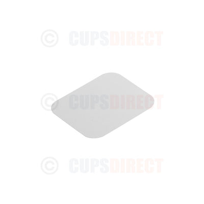 White paper lid for No 2 foil tray