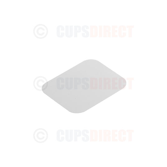 White paper lid for No 2 foil tray