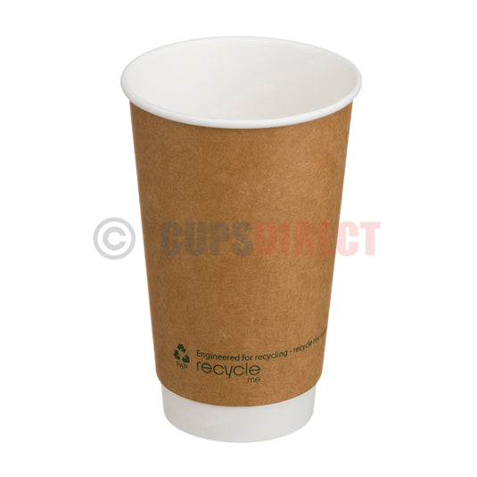 Bio Recyclable - Double Wall Kraft Hot Cup Range