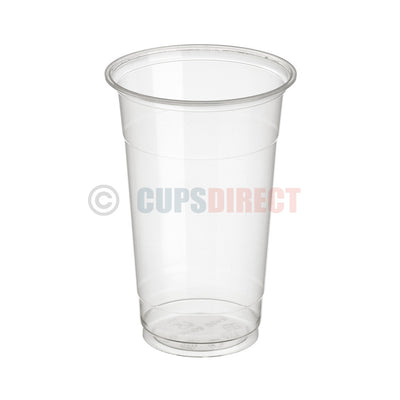 20oz compostable PLA smoothie cup suitable for large cold drinks